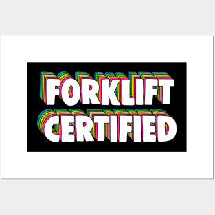 Forklift Certification Meme Posters and Art